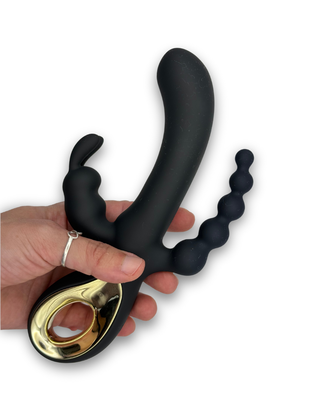 3 in 1 Rabbit Vibrator With G-Spot & Anal Stimulator