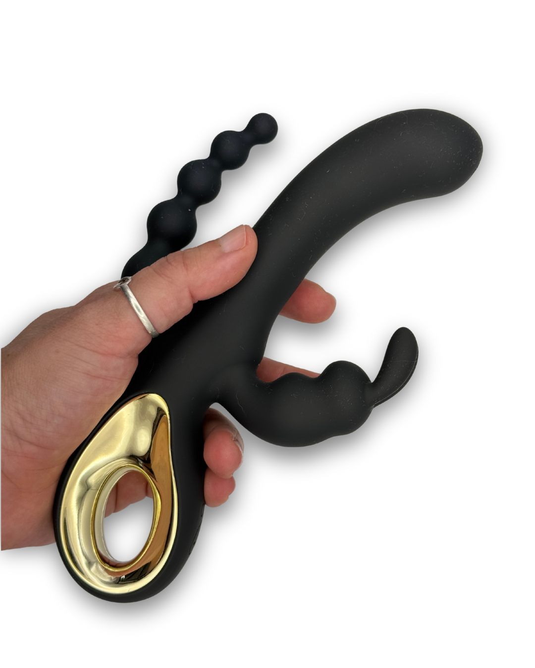 3 in 1 Rabbit Vibrator With G-Spot & Anal Stimulator