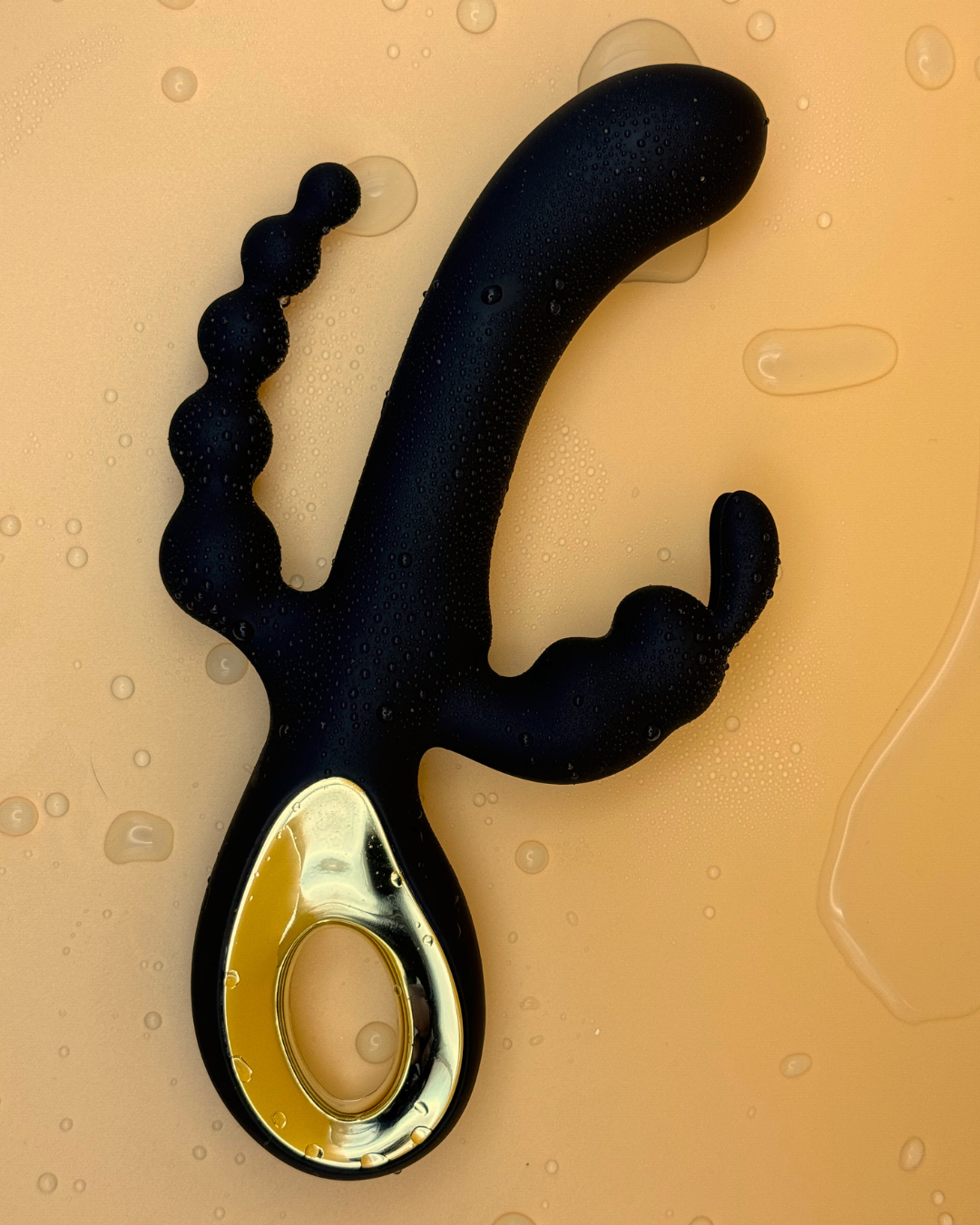 3 in 1 Rabbit Vibrator With G-Spot & Anal Stimulator