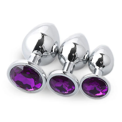 Diamond Back Door Set Butt Plug