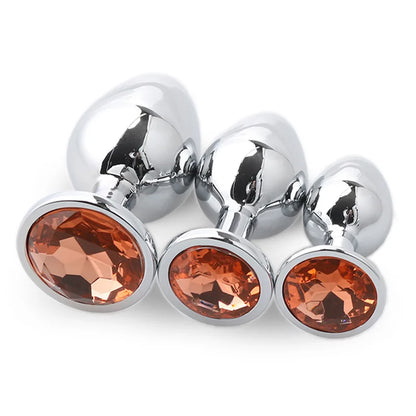 Diamond Back Door Set Butt Plug